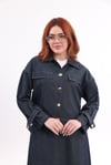 Üçlü Denim Etekli Takım