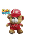 Elbiseli Peluş Ayıcık Peluş Hugs Baby Ayıcık Peluş Büyük Boy 38 cm