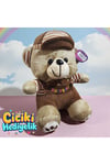 Elbiseli Peluş Ayıcık Peluş Hugs Baby Ayıcık Peluş Büyük Boy 38 cm