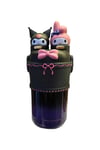 LİSANSLI MY MELODY FİGÜRLÜ 2 KAPAKLI ÇELİK MATARA ASKILI PİPETLİ VE NORMAL İÇİM 550 ML