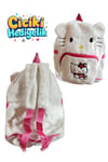 Sanrio Hello Kitty Peluş Sırt Çantası Beyaz