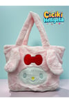 Sanrio My Melody Peluş Kol Çantası Pembe