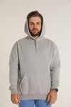 3 Iplik Erkek Regular Fit Kapüşonlu Içi Yumuşak Tüylü Pamuklu Sweatshirt
