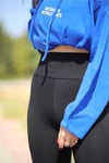 Geniş Kemerli Toparlayıcı Slim Fit Çelik Tayt