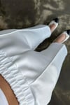 Kadın Bilek Boy Çimalı Beli Lastikli Cepli Scuba Pantolon