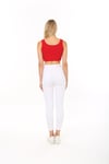 Kadın Kırmızı Kaşkorse Crop Top