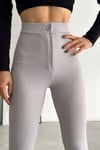 Kadın Likralı İspanyol Paça Pantolon