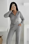 Kadın Selnik Kumaş Sweat Palazzo Takım