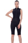 Kadın Shorty Kısa Scuba Yelken Rafting Sörf Yüzme Ve Dalış Elbisesi Kıyafeti Siyah 1,5 Mm