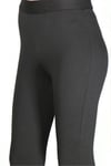 Kadın Siyah Ispanyol Paça Çelik Örme Toparlayıcı Pantalon