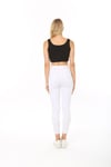 Kadın Siyah Kaşkorse Crop Top