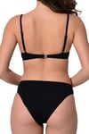 Kadın Siyah Slip Düz Renk Bikini Altı