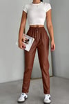 Model Deri içi şardonlu Deri Pantolon