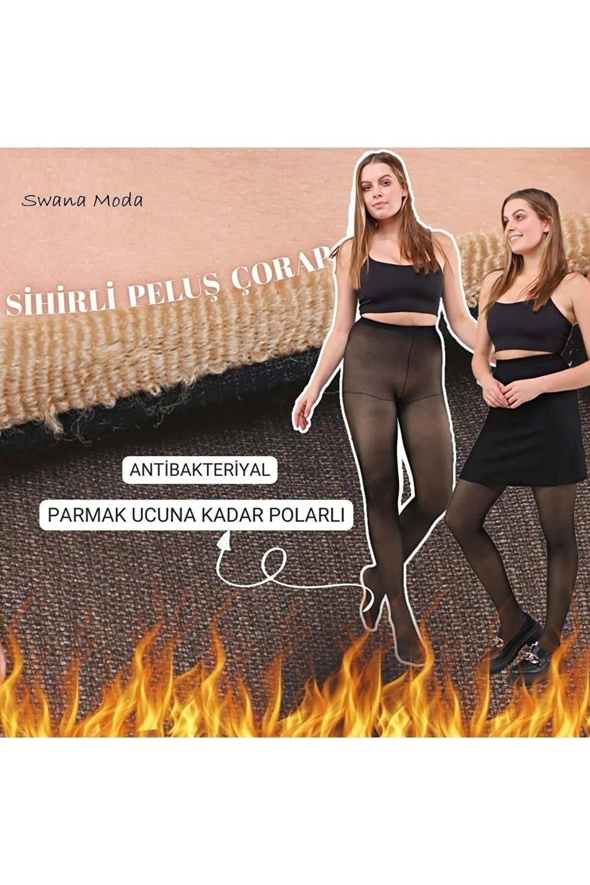 Peluş Sihirli Külotlu Çorap