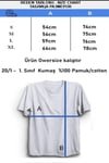 T-shirt Oversize Unisex 20/1 Supreme Kumaş Omuzları 2 Şeritli Kaliteli %100 Pamuk-Siyah
