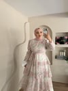 Botanik Kat Detay Şifon Elbise