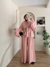 Choco Keten Pantalonlu Takım