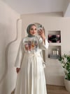 Çiçek Baskılı Oversize Bluz