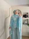 Cobe Yarasa Kol İkili Abaya Takım