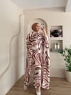 Cobe Yarasa Kol İkili Abaya Takım