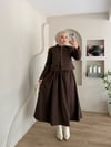 Crop Ceket Etekli Takım