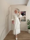 Dafne Gül Detay Kat Kat Elbise