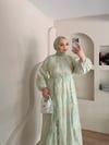 Daniala Bağlama Detaylı Fırfırlı Elbise