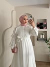 Dimitra Omuz Fırfır Detay Elbise
