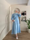Dimitra Omuz Fırfır Detay Elbise