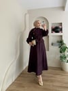 Duru Yan Düğme Detaylı Etekli Takım