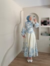 Eftelya Desenli Etekli Takım