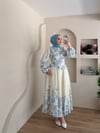 Eftelya Desenli Etekli Takım