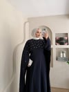 Elara Pelerin Detay Taşlı Elbise