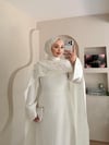 Elara Pelerin Detay Taşlı Elbise