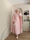 Elara Pelerin Detay Taşlı Elbise