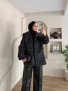 Eva Kürk Yaka Leopar Desen Kaban