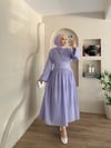 Eyfel Belden Oturtmalı Elbise
