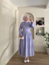 Eyfel Belden Oturtmalı Elbise