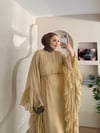 Fırfırlı Şifon Abaya 