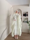 Fırfırlı Şifon Abaya 
