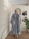 Fırfırlı Şifon Abaya 