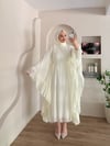 Fırfırlı Şifon Abaya 