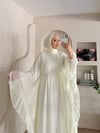 Fırfırlı Şifon Abaya 