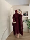 Fırfırlı Şifon Abaya 