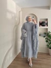 Fırfırlı Şifon Abaya 