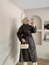 Ghisa Uzun Deri Trenç