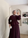 Grace Büzgülü Etekli Takım