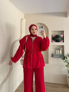 Hanna Fermuarlı İkili Takım