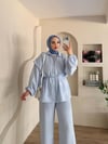Hanna Fermuarlı İkili Takım