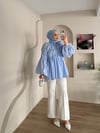 Juna Büzgülü Balon Kol Gömlek